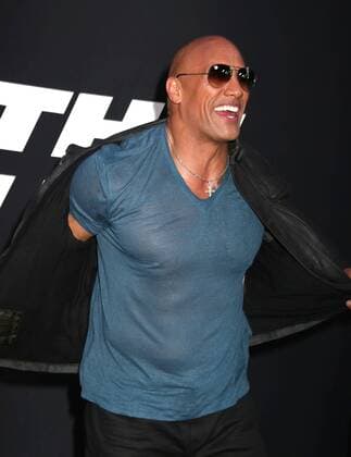 April 8, 2017 - New York, New York, U.S. - Actor DWAYNE JOHNSON aka THE ROCK attends the New York Premiere of The Fate of the Furious held at Radio City Music Hall, New York U.S. - ZUMAk03_ 20170408_zaf_k03_039 Copyright: xNancyxKaszermanx
