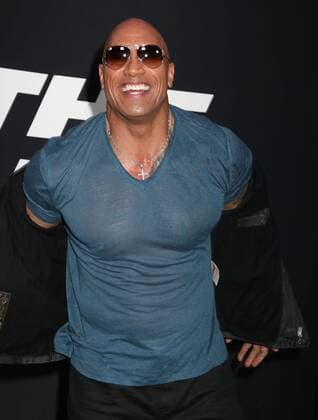 April 8, 2017 - New York, New York, U.S. - Actor DWAYNE JOHNSON aka THE ROCK attends the New York Premiere of The Fate of the Furious held at Radio City Music Hall, New York U.S. - ZUMAk03_ 20170408_zaf_k03_050 Copyright: xNancyxKaszermanx