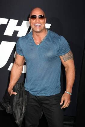 April 8, 2017 - New York, New York, U.S. - Actor DWAYNE JOHNSON aka THE ROCK attends the New York Premiere of The Fate of the Furious held at Radio City Music Hall, New York U.S. - ZUMAk03_ 20170408_zaf_k03_057 Copyright: xNancyxKaszermanx