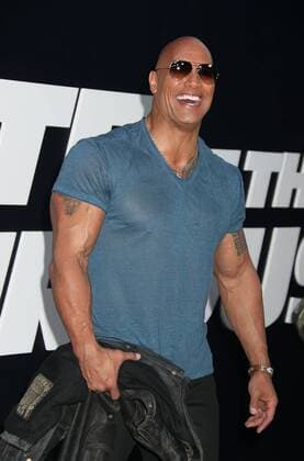 April 8, 2017 - New York, New York, U.S. - Actor DWAYNE JOHNSON aka THE ROCK attends the New York Premiere of The Fate of the Furious held at Radio City Music Hall, New York U.S. - ZUMAk03_ 20170408_zaf_k03_060 Copyright: xNancyxKaszermanx