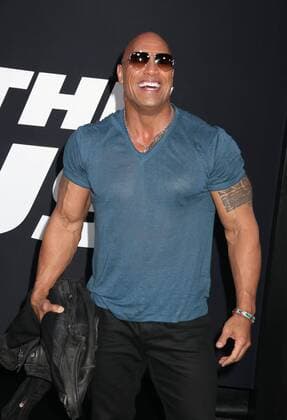 April 8, 2017 - New York, New York, U.S. - Actor DWAYNE JOHNSON aka THE ROCK attends the New York Premiere of The Fate of the Furious held at Radio City Music Hall, New York U.S. - ZUMAk03_ 20170408_zaf_k03_068 Copyright: xNancyxKaszermanx