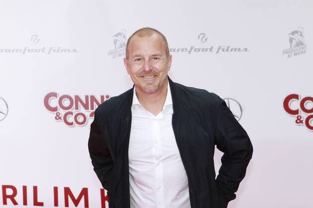 Berlin: World premiere of the film Conni & Co2 Actor Heino Ferch on the red carpet to the world premiere of the Kinofilms Conni & Co 2 - The secret of the T-Rex in Berlin in the Sony centre on the Potsdam place in Berlin.  SimonexKuhlmey