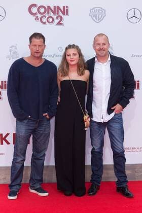 Til Schweiger, Emma Schweiger und Heino Ferch - Weltpremiere Conni und Co 2 - das Geheimnis des T-Rex in Berlin am 09.04.2017. Weltpremiere Conni u. Co 2