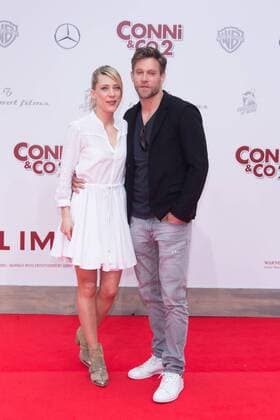 Larrissa und Ken Duken - Weltpremiere Conni und Co 2 - das Geheimnis des T-Rex in Berlin am 09.04.2017. Weltpremiere Conni u. Co 2