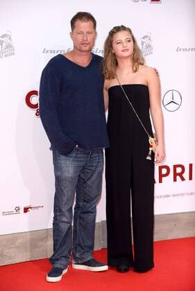 Til Schweiger mit Tochter Emma Schweiger bei der Weltpremiere des Kinofilms Conni & Co 2 im CineStar IMAX im Sony Center in Berlin am 09.04.2017