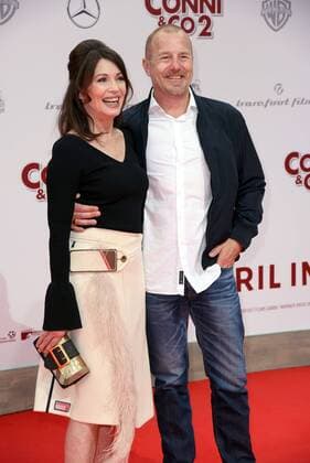 Iris Berben, Heino Ferch bei der Weltpremiere des Kinofilms Conni & Co 2 im CineStar IMAX im Sony Center in Berlin am 09.04.2017
