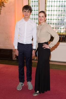 Denise Zich mit Sohn Julius - Premiere Der Gloeckner von Notre Dame im Theater des Westens Berlin am 09.04.2017. Premiere Der Gloeckner von Notre Dame