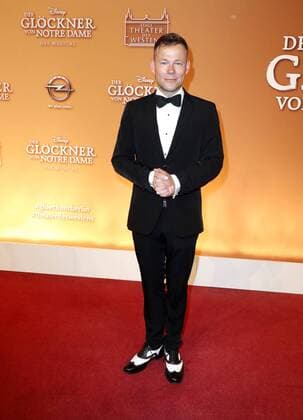 Mathias Schlung bei der Premiere -Der Gloeckner von Notre Dame im Theater des Westens in Berlin.