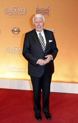 Peter Weck bei der Premiere -Der Gloeckner von Notre Dame im Theater des Westens in Berlin.
