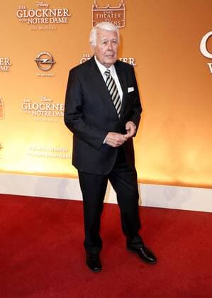 Peter Weck bei der Premiere -Der Gloeckner von Notre Dame im Theater des Westens in Berlin.