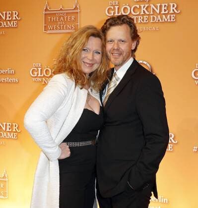 Marion Kracht und Berthold Manns bei der Premiere -Der Gloeckner von Notre Dame im Theater des Westens in Berlin.