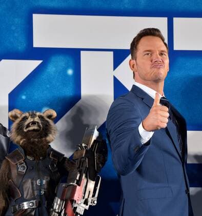 Actor Chris Pratt attends the promotion event for the film Guardians of the Galaxy Vol.2 in Tokyo, Japan on April 10, 2017.  TKP2017041005 KEIZOxMORI