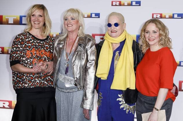 Anna Schudt, Gaby Köster, Hella von Sinnen und Jasmin Schwiers bei der Premiere des RTL Fernsehfilms Ein Schnupfen hätte auch gereicht in der Astor Film Lounge im Residenz Kino. Köln, 11.04.2017 Foto:xC.xHardtx xFuturexImage