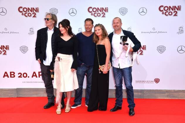 Matthias Habich, Iris Berben, Til Schweiger, Emma Schweiger und Heino Ferch bei der Premiere Conni und Co