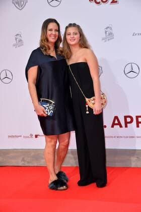 Dana Schweiger und Emma Schweiger bei der Premiere Conni und Co