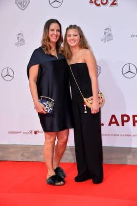 Dana Schweiger und Emma Schweiger bei der Premiere Conni und Co