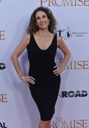 Actress Melina Kanakaredes attends the premiere of the motion picture historical drama The Promise at TCL Chinese Theatre in the Hollywood section of Los Angeles on April 12, 2017. Storyline: Set during the last days of the Ottoman Empire, The film follows a love triangle between Michael, a brilliant medical student, the beautiful and sophisticated Ana, and Chris - a renowned American journalist based in Paris.  LAP2017041241 JIMxRUYMEN