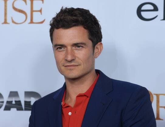Actor Orlando Bloom attends the premiere of the motion picture historical drama The Promise at TCL Chinese Theatre in the Hollywood section of Los Angeles on April 12, 2017. Storyline: Set during the last days of the Ottoman Empire, The film follows a love triangle between Michael, a brilliant medical student, the beautiful and sophisticated Ana, and Chris - a renowned American journalist based in Paris.  LAP2017041246 JIMxRUYMEN