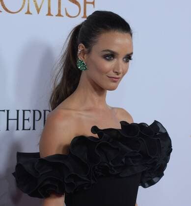 Cast member Charlotte Le Bon attends the premiere of the motion picture historical drama The Promise at TCL Chinese Theatre in the Hollywood section of Los Angeles on April 12, 2017. Storyline: Set during the last days of the Ottoman Empire, The film follows a love triangle between Michael, a brilliant medical student, the beautiful and sophisticated Ana, and Chris - a renowned American journalist based in Paris.  LAP2017041250 JIMxRUYMEN