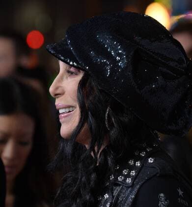 Singer and actress Cher attends the premiere of the motion picture historical drama The Promise at TCL Chinese Theatre in the Hollywood section of Los Angeles on April 12, 2017. Storyline: Set during the last days of the Ottoman Empire, The film follows a love triangle between Michael, a brilliant medical student, the beautiful and sophisticated Ana, and Chris - a renowned American journalist based in Paris.  LAP2017041252 JIMxRUYMEN