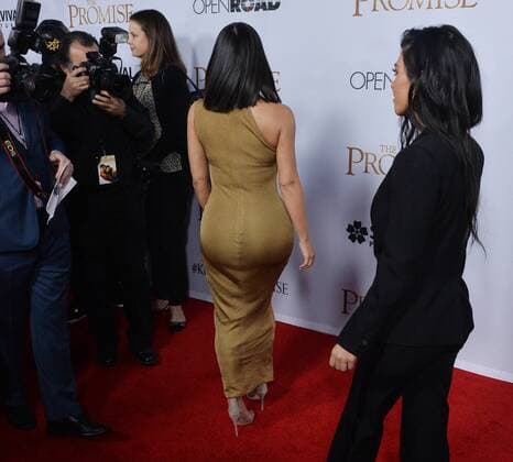 TV personality Kim Kardashian West attends the premiere of the motion picture historical drama The Promise at TCL Chinese Theatre in the Hollywood section of Los Angeles on April 12, 2017. Storyline: Set during the last days of the Ottoman Empire, The film follows a love triangle between Michael, a brilliant medical student, the beautiful and sophisticated Ana, and Chris - a renowned American journalist based in Paris.  LAP2017041240 JIMxRUYMEN