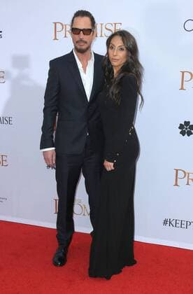April 12, 2017 - Hollywood, CA, United States - 12 April 2017 - Hollywood, California - Chris Cornell, Vicky Karayiannis. Premiere Of Open Road Films The Promise held at TCL Chinese Theatre. Photo Credit: AdMedia Hollywood United States - ZUMAa123 20170412_zaa_a123_022 Copyright: xAdmediax