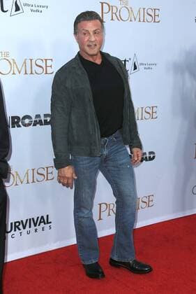April 12, 2017 - Hollywood, CA, United States - 12 April 2017 - Hollywood, California - Sylvester Stallone. Premiere Of Open Road Films The Promise held at TCL Chinese Theatre. Photo Credit: AdMedia Hollywood United States - ZUMAa123 20170412_zaa_a123_046 Copyright: xAdmediax