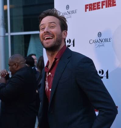 Cast member Armie Hammer attends the premiere of the motion picture crime thriller Free Fire at the ArcLight Cinema Dome in the Hollywood section of Los Angeles on April 13, 2017. Storyline: Set in Boston in 1978, a meeting in a deserted warehouse between two gangs turns into a shootout and a game of survival.  LAP2017041304 JIMxRUYMEN