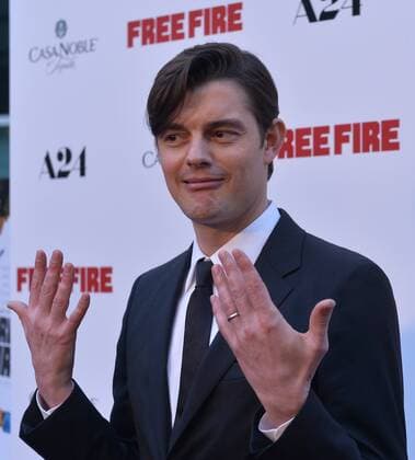 Cast member Sam Riley attends the premiere of the motion picture crime thriller Free Fire at the ArcLight Cinema Dome in the Hollywood section of Los Angeles on April 13, 2017. Storyline: Set in Boston in 1978, a meeting in a deserted warehouse between two gangs turns into a shootout and a game of survival.  LAP2017041324 JIMxRUYMEN