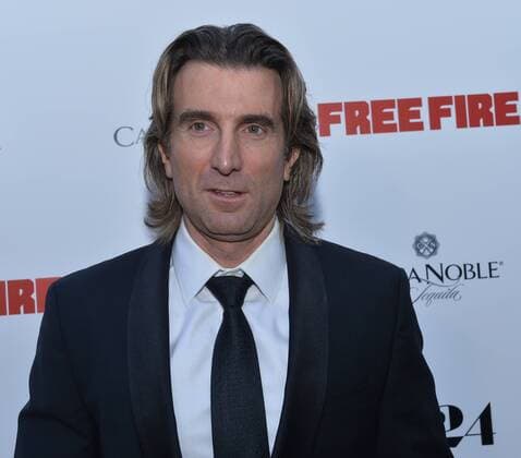 Cast member Sharlto Copley attends the premiere of the motion picture crime thriller Free Fire at the ArcLight Cinema Dome in the Hollywood section of Los Angeles on April 13, 2017. Storyline: Set in Boston in 1978, a meeting in a deserted warehouse between two gangs turns into a shootout and a game of survival.  LAP2017041327 JIMxRUYMEN