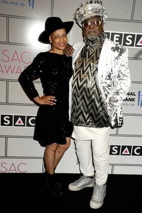 Carlon Thompson-Clinton mit Ehemann George Clinton bei der Verleihung der Sesac Pop Music Awards 2017 im Cipriani 42nd. New York, 13.04.2017 Foto:xD.xVanxTinex xFuturexImage