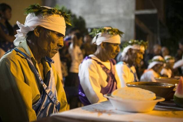 People perform the Way of the Cross during the celebration of Good Friday in Pinotepa de Don Luis, State of Oaxaca, Mexico, 14 April 2017. Good Friday in Pinotepa de Don Luis, Mexico !ACHTUNG: NUR REDAKTIONELLE NUTZUNG!  Copyright: xMarioxArturoxMartínezx MEX26 20170414-636278101099551659