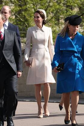 . 16 04 2017. London, United Kingdom. Royals arriving for the Easter Sunday church service at Windsor Castle, United Kingdom.  xStephenxLockx xi-Imagesx IIM-14899-0002