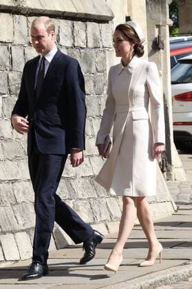 . 16 04 2017. London, United Kingdom. Royals arriving for the Easter Sunday church service at Windsor Castle, United Kingdom.  xStephenxLockx xi-Imagesx IIM-14899-0004