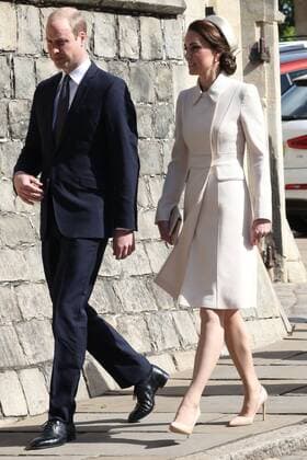 . 16 04 2017. London, United Kingdom. Royals arriving for the Easter Sunday church service at Windsor Castle, United Kingdom.  xStephenxLockx xi-Imagesx IIM-14899-0005