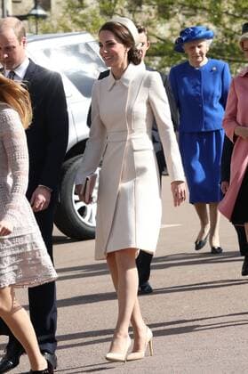 . 16 04 2017. London, United Kingdom. Royals arriving for the Easter Sunday church service at Windsor Castle, United Kingdom.  xStephenxLockx xi-Imagesx IIM-14899-0006