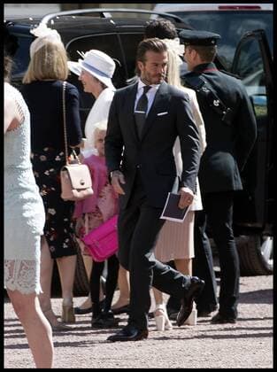 . 19 04 2017. London, United Kingdom. Investiture. David Beckham seen in the quadrangle after his wife Victoria Beckham received her OBE from Prince William at Buckingham Palace  xi-Imagesx xPoolx IIM-14920-0005