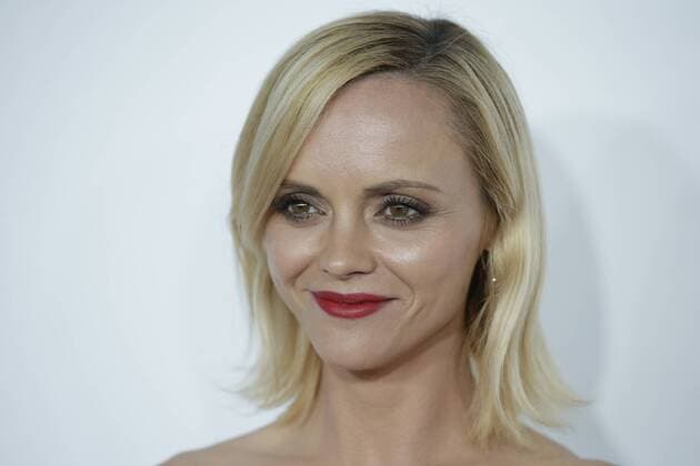Christina Ricci arrives on the red carpet at the Clive Davis: The Soundtrack Of Our Lives Premiere at Radio City Music Hall on April 19, 2017 in New York City.  NYP20170419153 JOHNxANGELILLO