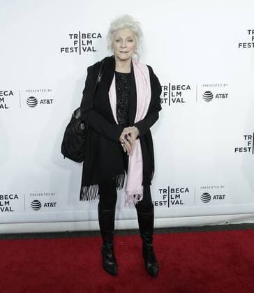 Judy Collins arrives on the red carpet at the Clive Davis: The Soundtrack Of Our Lives Premiere at Radio City Music Hall on April 19, 2017 in New York City.  NYP20170419182 JOHNxANGELILLO