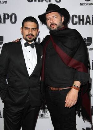 April 19, 2017 - Los Angeles, CA, United States - 19 April 2017 - Los Angeles, California - Alejandro Aguilar and Rodrigo Abed. UnivisionÃ¢â‚¬â ¢s Ã¢â‚¬â ¢El ChapoÃ¢â‚¬â ¢ Original Series Premiere Event held at The Landmark Theatre. Photo Credit: AdMedia Los Angeles United States - ZUMAa123 20170419_zaa_a123_007 Copyright: xAdmediax