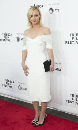 US: 2017 Tribeca film festival opening night Christina Ricci attends movie Clive Davis: The Soundtrack Of Our Lives Premiere at Radio City Music Hall during Tribeca Film Festival opening night  LevxRadin