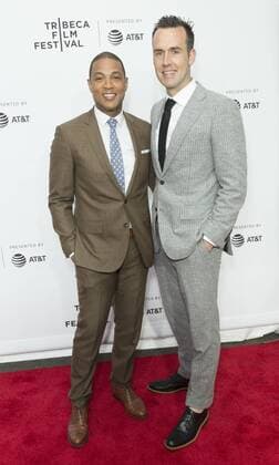 US: 2017 Tribeca film festival opening night Don Lemon (L) attends movie Clive Davis: The Soundtrack Of Our Lives Premiere at Radio City Music Hall during Tribeca Film Festival opening night  LevxRadin