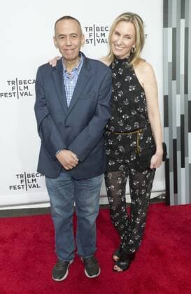 US: 2017 Tribeca film festival opening night Gilbert Gottfried (L) attends movie Clive Davis: The Soundtrack Of Our Lives Premiere at Radio City Music Hall during Tribeca Film Festival opening night  LevxRadin