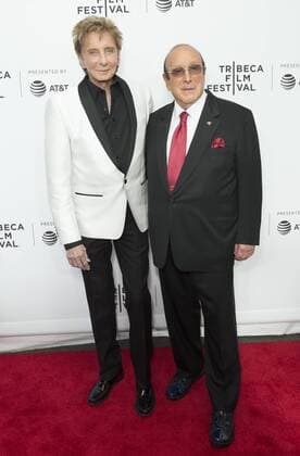 US: 2017 Tribeca film festival opening night Barry Manilow, Clive Davis attend movie Clive Davis: The Soundtrack Of Our Lives Premiere at Radio City Music Hall during Tribeca Film Festival opening night  LevxRadin