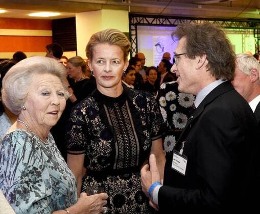 19-04-2017 Delft Princess Beatrix and Pirncess Mabel during the presentation of the 3rd Prince Friso engineering award at the TU Delft.  Copyright: xppe werfx