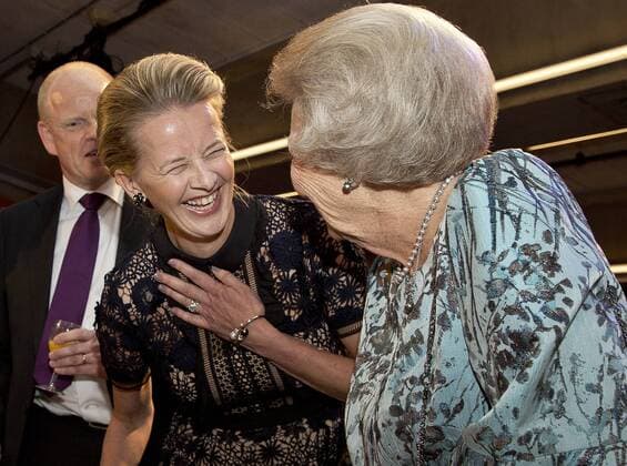 19-04-2017 Delft Princess Beatrix and Pirncess Mabel during the presentation of the 3rd Prince Friso engineering award at the TU Delft.  Copyright: xppe werfx