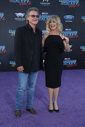 April 19, 2017 - 19 April 2017 - Hollywood, California - Kurt Russell, Goldie Hawn. Premiere Of Disney And Marvel s Guardians Of The Galaxy Vol. 2 held at Dolby Theatre. Photo Credit: PMA AdMedia - ZUMAa123 20170419_zaa_a123_090 Copyright: xPma Admediax