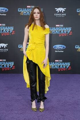 April 19, 2017 - 19 April 2017 - Hollywood, California - Karen Gillan. Premiere Of Disney And Marvel s Guardians Of The Galaxy Vol. 2 held at Dolby Theatre. Photo Credit: PMA AdMedia - ZUMAa123 20170419_zaa_a123_124 Copyright: xPma Admediax