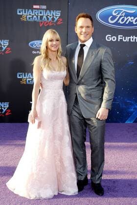 Anna Faris und ihr Ehemann Chris Pratt bei der Guardians Of The Galaxy Vol. 2 Film Premiere am 19.04.2017 in Hollywood, Los Angeles Guardians Of The Galaxy Vol. 2 Filmpremiere in Hollywood, Los Angeles, 2017 
