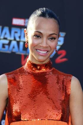 Zoe Saldana bei der Guardians Of The Galaxy Vol. 2 Film Premiere am 19.04.2017 in Hollywood, Los Angeles Guardians Of The Galaxy Vol. 2 Filmpremiere in Hollywood, Los Angeles, 2017 